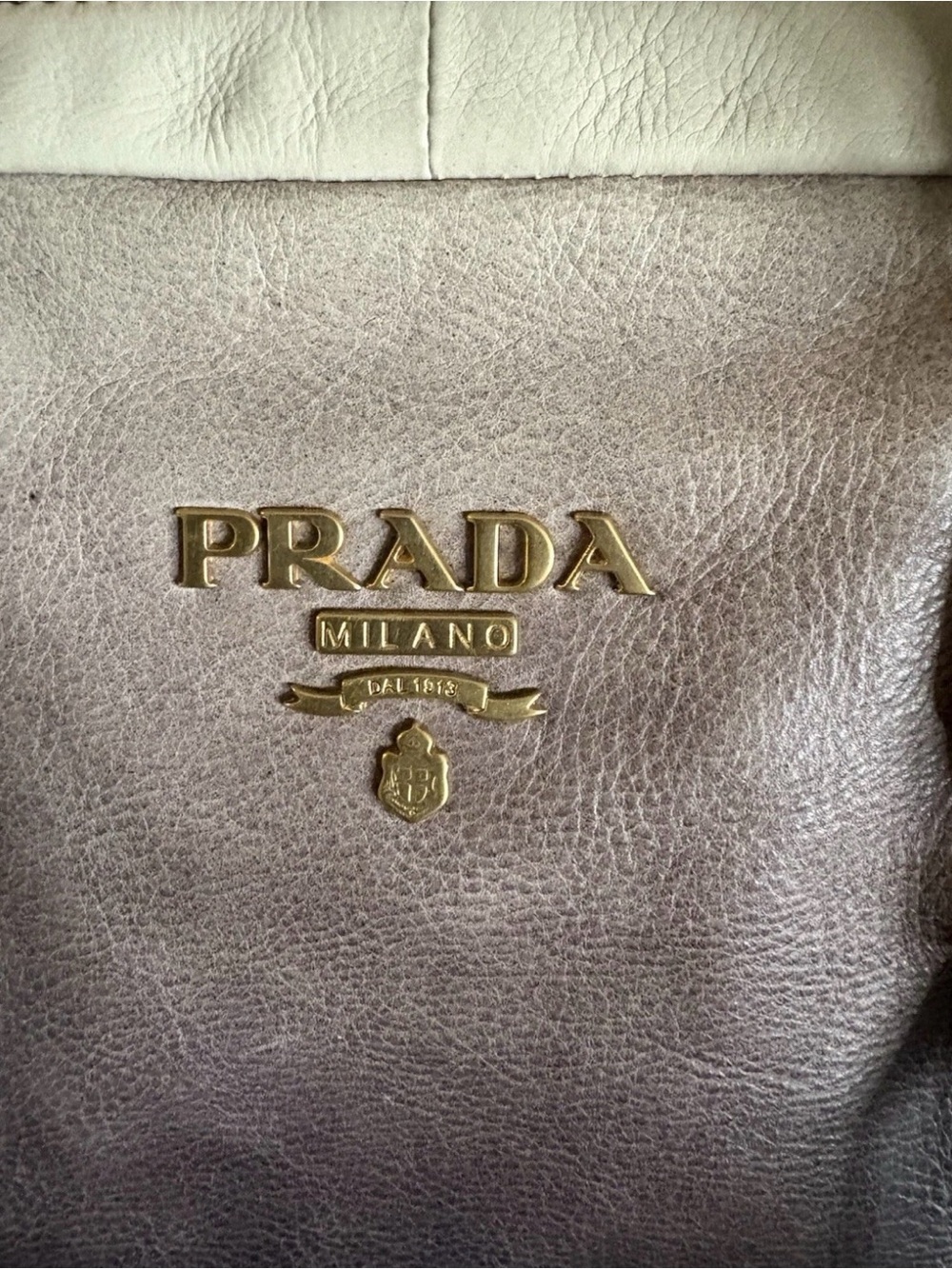 Prada Limited edition Ombre Glace Calf “zipper bag” Satchel RARE - Picture 2 of 9